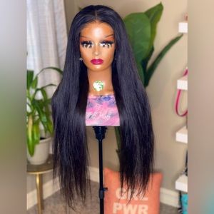 Glueless Straight Wear Go 6x4 HD Lace Wig With Pre-plucked Edges 100% Human Hair